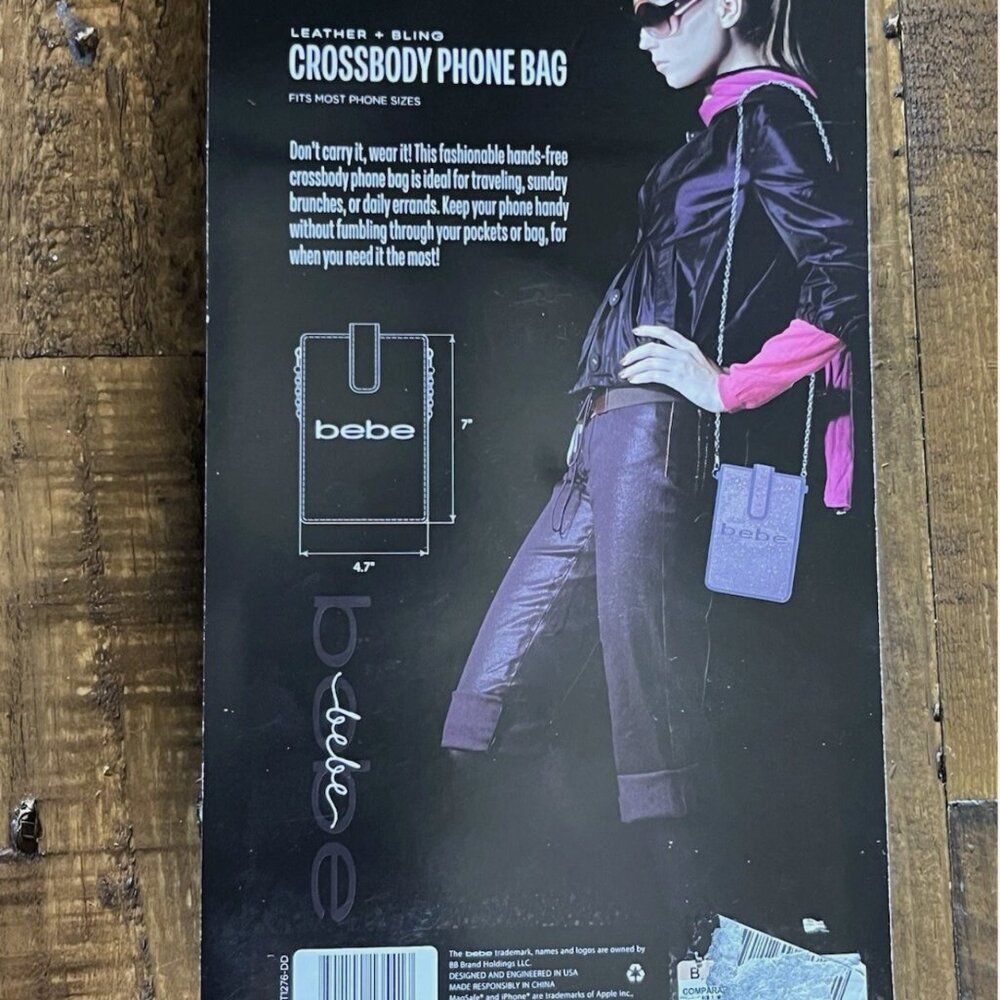 Bebe Blue Crossbody Phone Bag - Picture 2 of 5